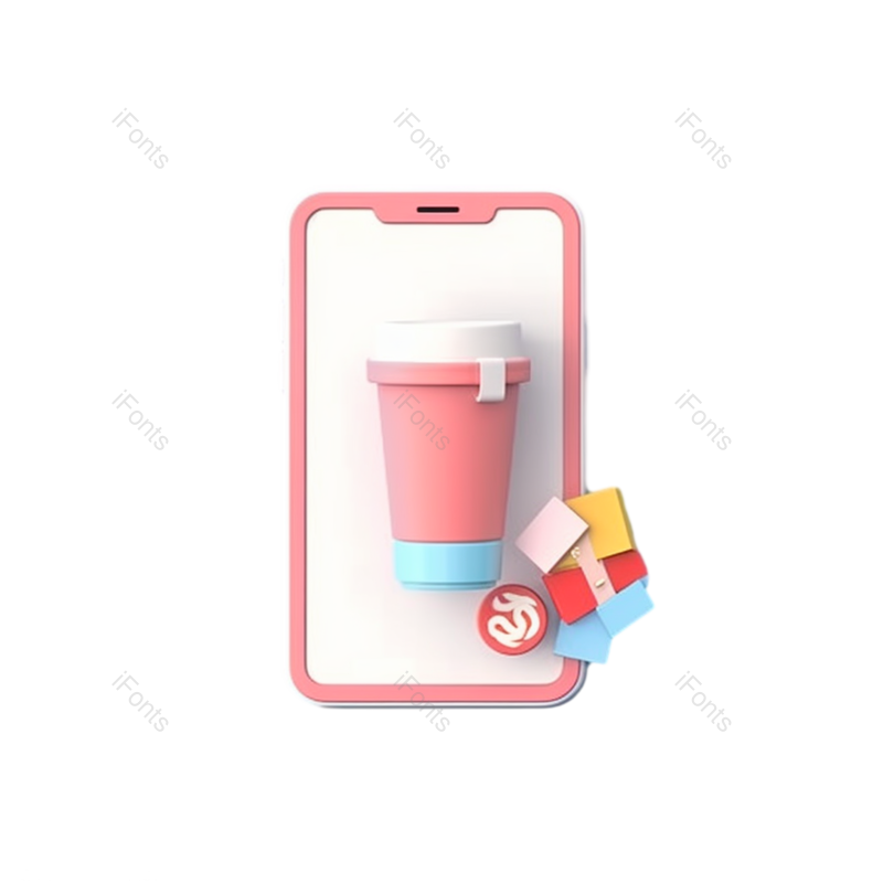 装饰图片,节日元素,卡通PNG,智能手机免抠素材